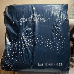 (New) Goodnights Overnights Size Small (6 Packs)
