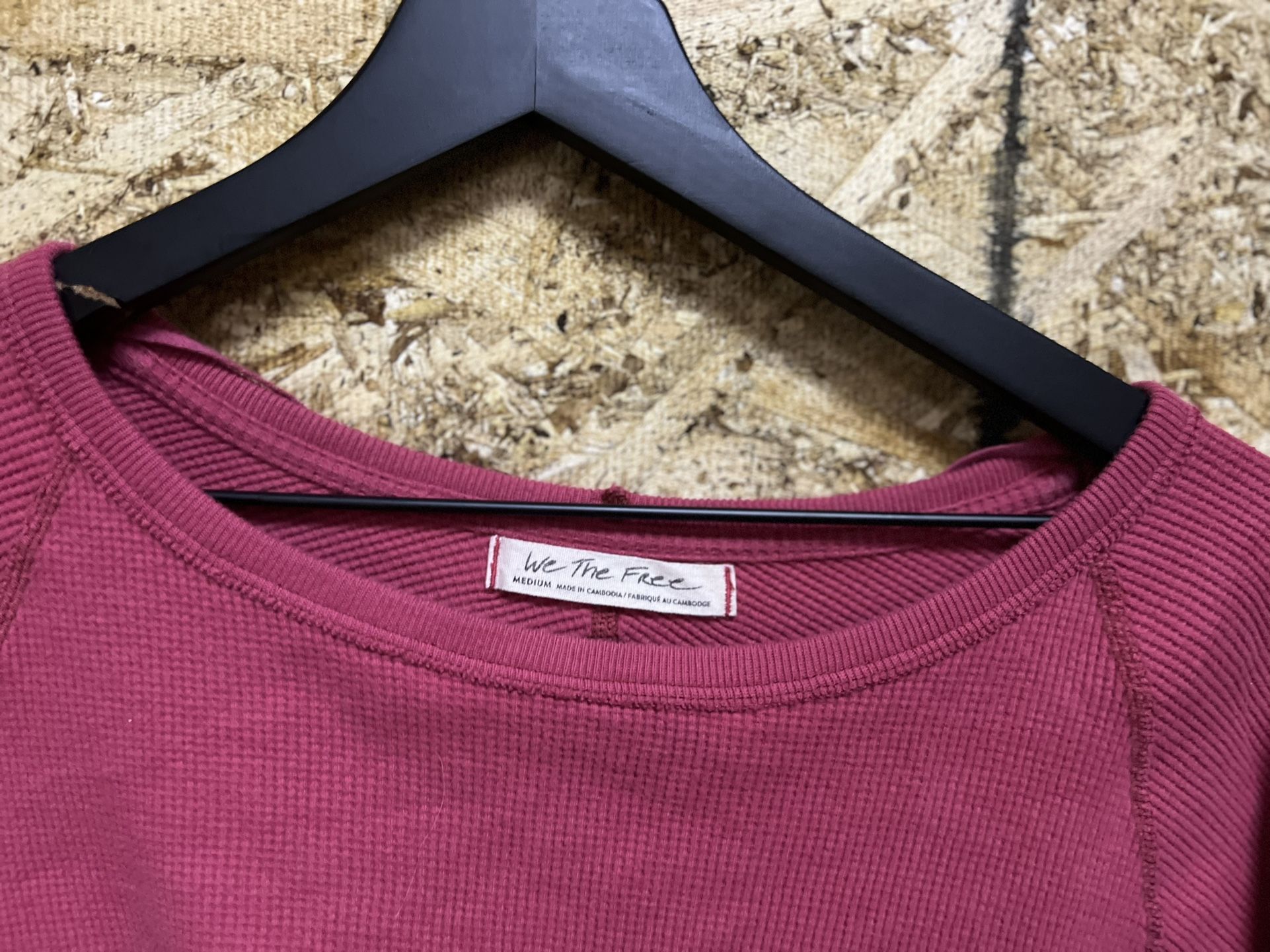 Free People Red Thermal