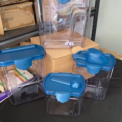 Juego De Recipientes Herméticos Princess House Nuebos En Caja Set De 4