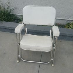 Northcaptain Folding Deck Chair Boat Seat With Aluminum Frame 