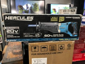 🛠️ Hercules 20V Brushless Cordless Reciprocating Saw