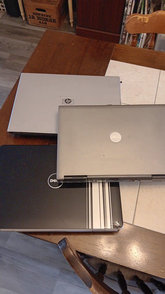 3 Non-working Older Laptops