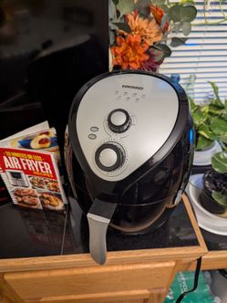 Emerald Air Fryer Black and Silver