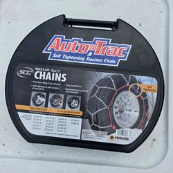 SCC Class "S" Snow Tire Chains – Multiple Tire Sizes – Easy Install – Like New