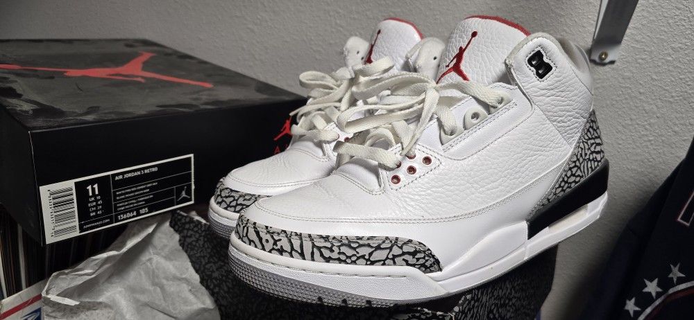 Jordan Cement 3s.    Sz 11