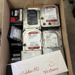 A LOOOT OF DRIVES HDD&SSD
