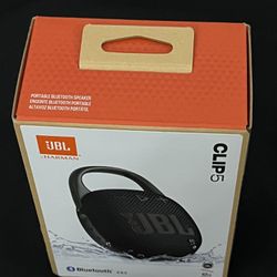 JBL Clip5 Bluetooth Waterproof Portable Speaker