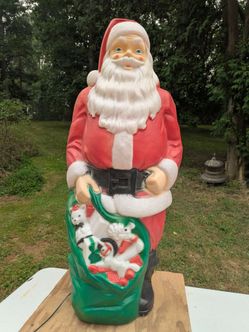 Empire blow mold Santa 46"