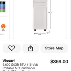 NEW IN BOX SMART PORTABLE AIR CONDITIONER NEW 