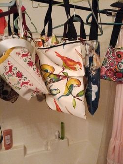 Hand made tote bags and pouch purses nice