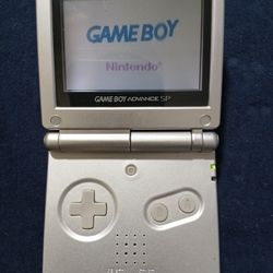 Nintendo Gameboy Advanced SP Sliver 