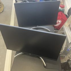 Two LG 27 Inch Monitors