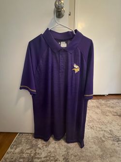 New With Tags. Men’s size XL Minnesota Vikings NFL Team Polo Shirt