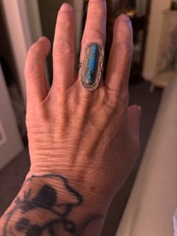 Sterling Silver Turquoise Statement Ring