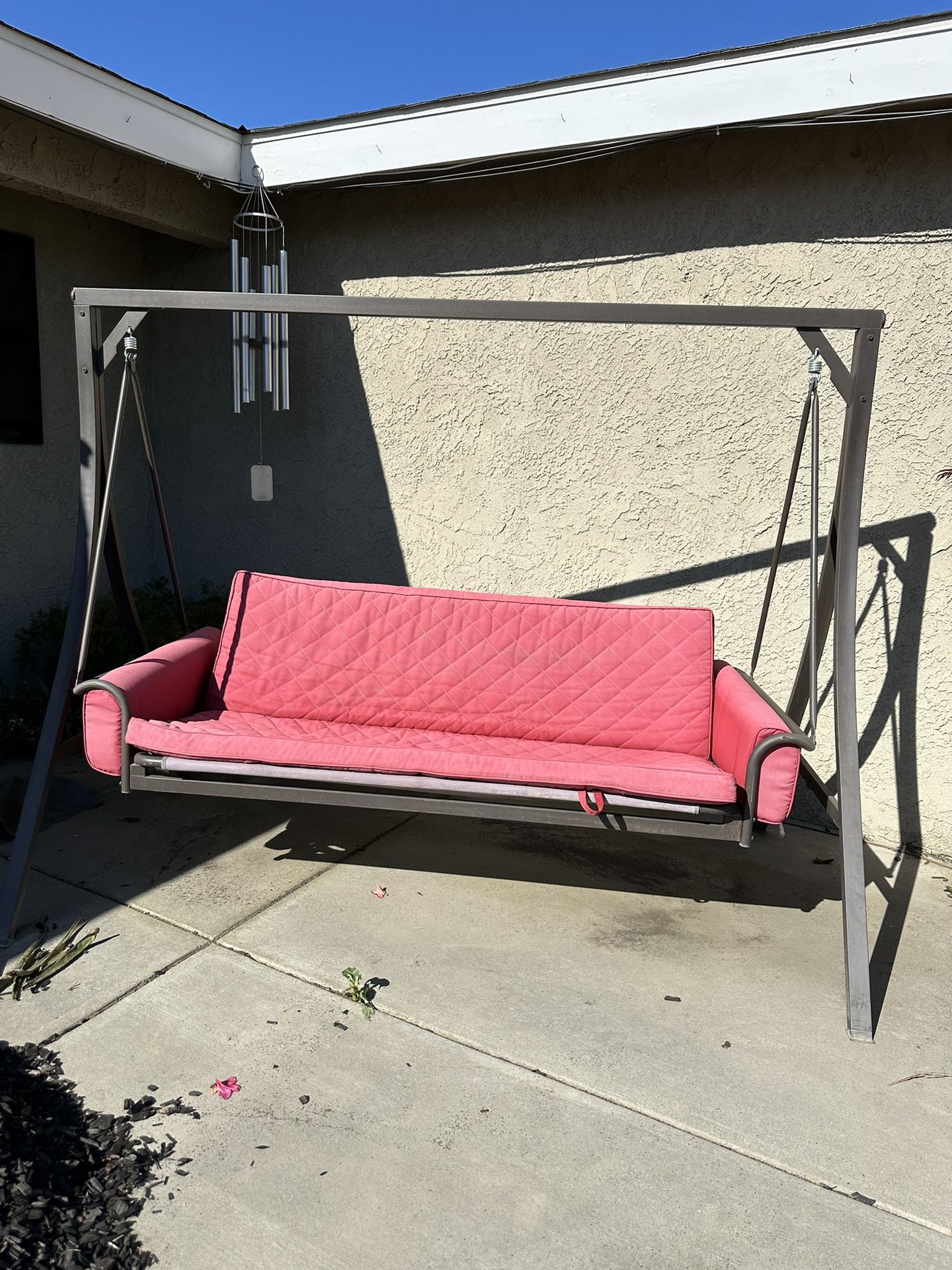 Bench Swing With Cushions