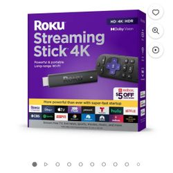 Roku Stick, Brand New,  Can Deliver For Xtra $5