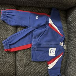 6-12 NY Giants Sweatshirt And Sweatpants