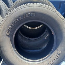 275/60R15 Tires (2) 235/70R15 Tires (2)