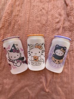 Hello Kitty Glass Cup Christmas Gift 