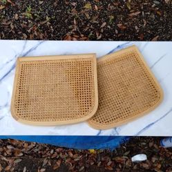 2 MCM Breuer Cesca Natural Cane Chair Seat Replacements Unused
