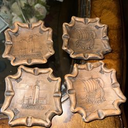4 Ash Trays From Sweden 