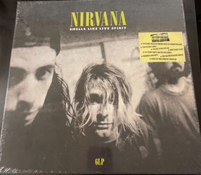 NIRVANA SMELLS LIKE LIVE SPIRIT BOX SET 6-LP COLORED VINYL 180 GRAM NUMBERED SEALED!!