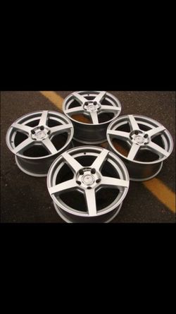 [[[[[ 17" VOXX 5X120 POLISHED WHEELS LIKE NEW ]]]]]]