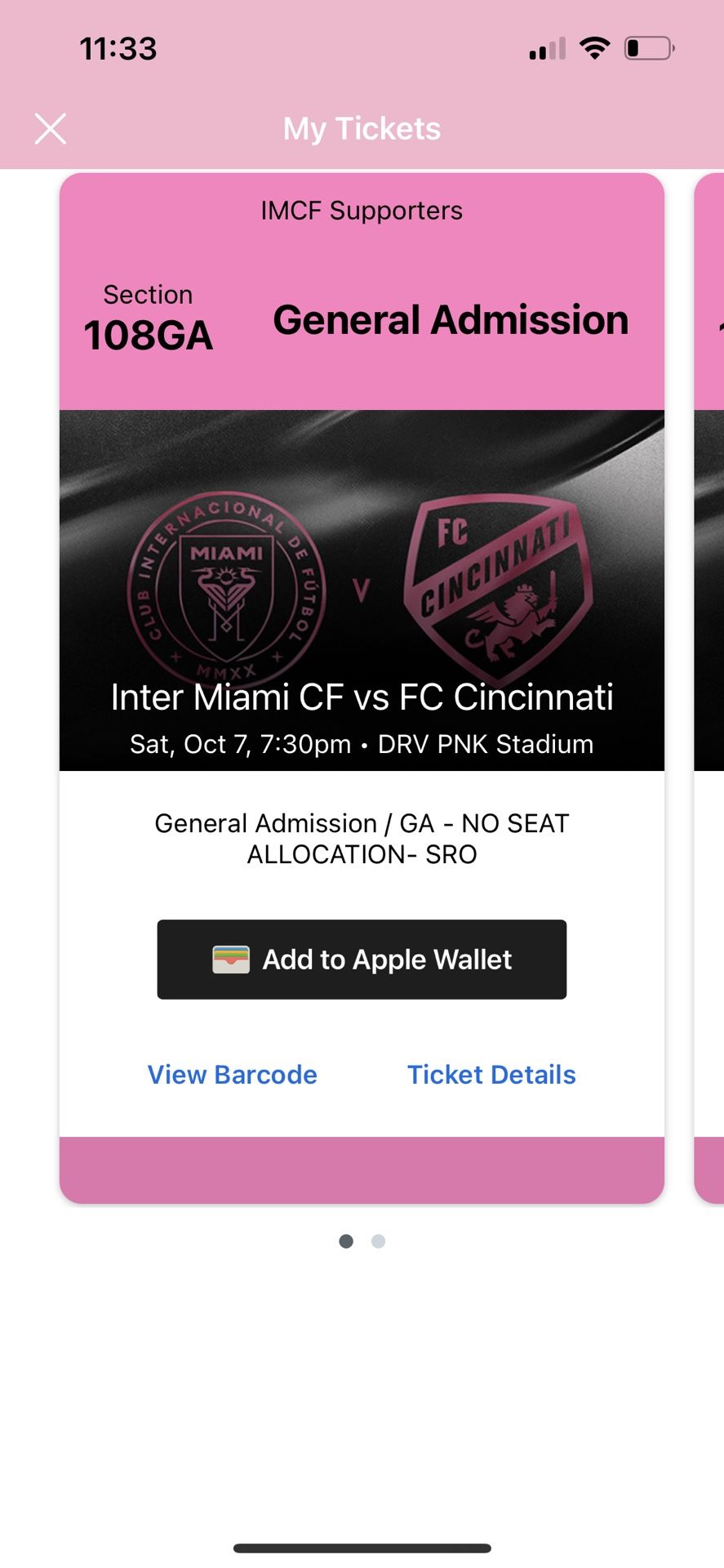 Intermiami Tickets
