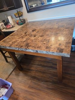 Dining table 54 x 54 and 3 chairs