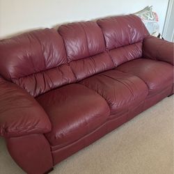 Leather sofa