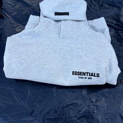 Grey Essential Hoodie 