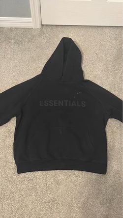 Black Essentials FOG Hoodie