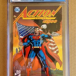  Action Comics 1000 (CGC 9.8) NM/MT (2018) 
Legends Comics & Games Edition 
(Neal Adams variant) 

Legends Comics & Games 