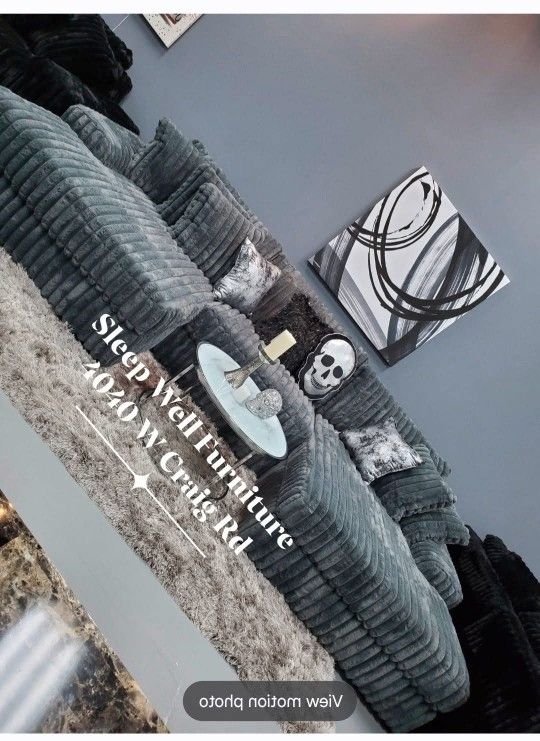 ✨️ 12ft Double Chaise Sectional Sofa ✨️ Furniture Queen Bedroom Dining Avail