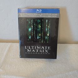 New Factory Sealed The Ultimate Matrix Collection ( Blu-Ray, 2004) 5 Disc