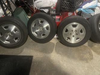 Like New Tires With Aluminum Rims