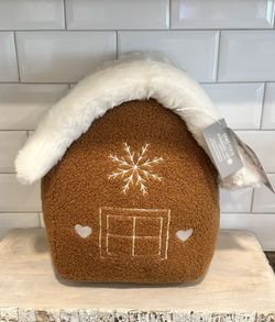 Gingerbread House Pillow
