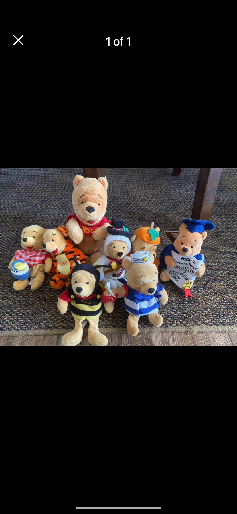 Winnie The Pooh Stuffed Animal Collection 