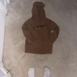 Boys Brown Carhart Sweatshirt 