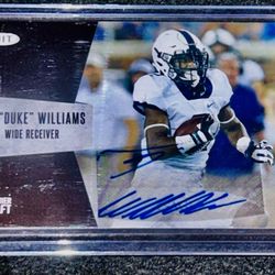 (RC) Taj Duke Williams Black Auto Premier Draft 2018