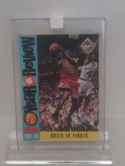 Michael Jordan 1997-98 Upper Deck Choice Year in Review Card