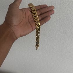18mm 7in Cuban Link Bracelet 