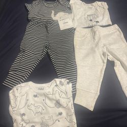 Carter's Child  Bodysuit & Pants Outfit Set, 3Piece,3/6 months 