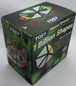 TOSY Magnet Pyramid Glow - 1 Cube Transforms into 1 Billion Shapes ITEM2605
