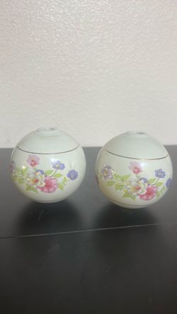 Ceramic Floral Salt and Pepper Shakers