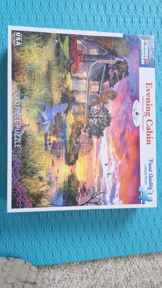 Evening Cabin Puzzle 1000 Pieces