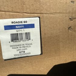 Yeti Roadie 60 Navy Hard Cooler Wheeled Brand New In Box Sealed