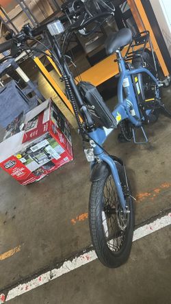 Concord Urbanfold 20" Folding Electric Bike, 36V, Class 2, Blue, for Riders 4'11" - 6'2", Adult, Unisex