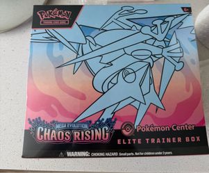 Pokémon chaos rising pokemon center etb sealed