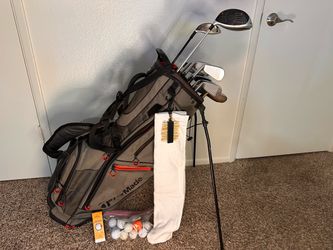 TaylorMade Complete Golf Set – P790 Irons, M5 Driver, M4 3-Wood, Spider Putter + Bag